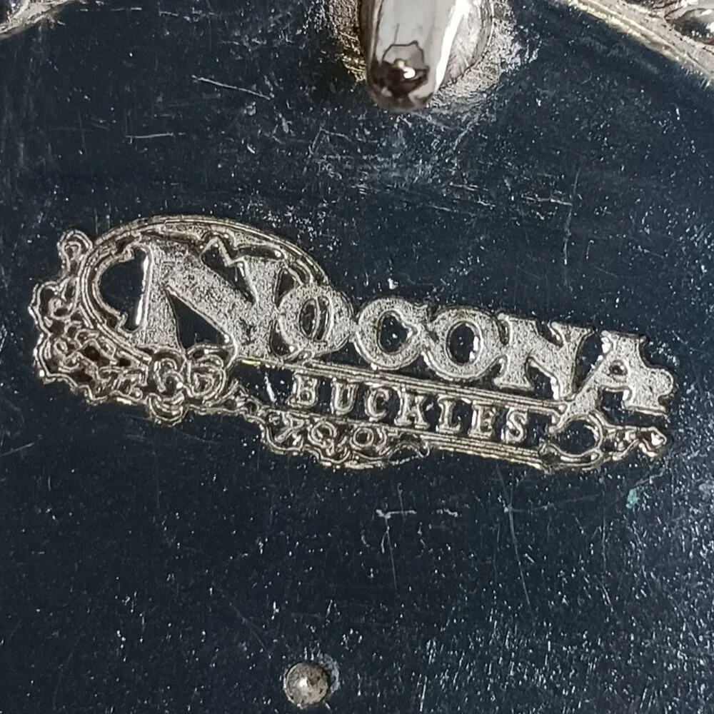 Nocona Vintage Buckle Men's Black Belt 42 x 105